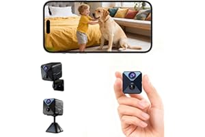 JAVISCAM Erste 4K Mini Kamera Komplett neu Aufgewertet Überwachungskamera Innen Akku 2,4 GHz WiFi Kamera überwachung innen mit 2800mAh Akku für lange Laufzeit,Bewegungsmelder,Nachtsicht SD/Cloud-Speicher