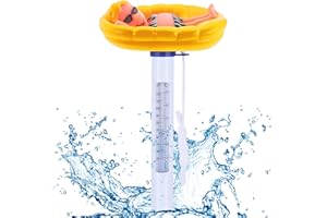 Lets Joy Schwimmende Wasserthermometer, Pool Thermometer mit String Bruchfest Wasserthermometer, Schwimmbad Wasser Temperatur Thermometer, Floating Pool Thermometer für Aquarien, Pools, Spas