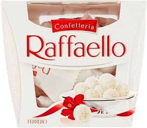 Raffaello - 18 specialità con mandorla intera e ripieno cremoso 180g