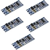 JZK Lot de 5 modules TTL vers RS485, Conversion mutuelle de Niveau UART 485 vers Port série, contrôle Automatique du Flux, TT