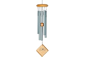 WOODSTOCK CHIMES Woodstock DCV14 Encore Collection Verdigris Chimes of Mercury Windchime, Green, 3.0 in*14.0 in*3.0 in