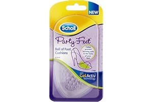 DR. SCHOLL'S Scholl Party Feet Coussin en gel pour la plante des pieds avec technologie GelActiv, antidérapant, aide à prévenir les douleurs au pied, convient à la plupart des chaussures, y compris les talons