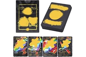 UZNIYTR 55 Anime Vmax Cards Game Animated Character Themed Collector Deck Shiny cards with Character Images Gift for Kids Ages 7 Years Old & Up Not Original No Repeat
