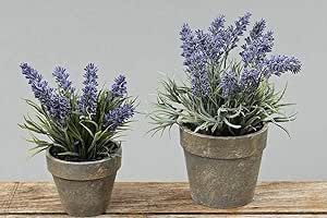 Amazon.de Lavendel im Topf, KunstLavendel, Lavendel Kunstpflanze, 1