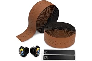 TOPCABIN Bicycle Bar Tape EVA Camouflage Series Comfort Road Bike Handlebar Tape Bike Bar Tape with Bar End Plugs-2 Rolls