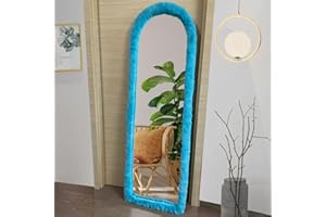 UYRIE Plush Mirror Frame Cover – Stretchy & Soft Edge for Arched & Full-Length Mirrors (Up to 64"x21") – 8 Elegant Colours – Non-Slip Grip & Easy Installation (Mirror Not Included)