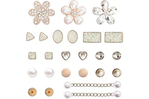 YSDYY Akcesoria do butów, kryształowe, diamentowe, do pasków na nadgarstek, dekoracje, perłowe kwiaty, dla dziewcząt, chłopców, 27 szt.