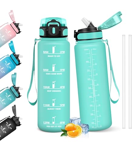 Gourde Isotherme YISH 500ml - Acier Inox, 10h Froid/chaud, Sans BPA, Avec Mousqueton - Pour Sport, Voyage, Bureau - 4