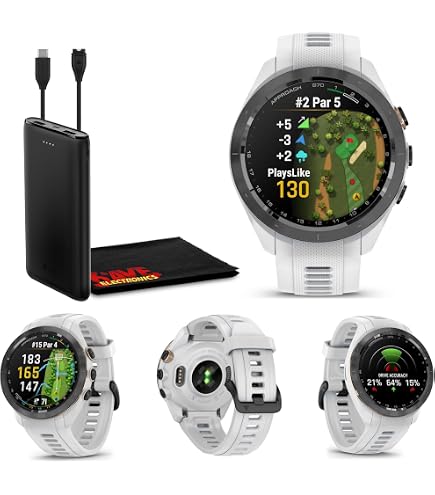 Garmin Approach S70 47MM Golf GPS Smartwatch for Men, Lightweight