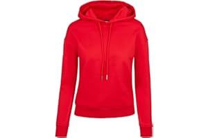 URBAN CLASSICS Felpa Donna con Cappuccio, Felpa Invernale a Manica Lunga, Maglione Caldo per Ragazza Disponibile in diversi Colori e Taglie XS - 5XL