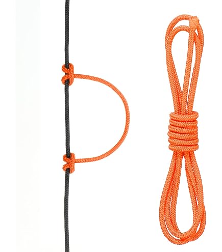 Cuerda Para Bucle D De Arco | 2 Rollos De 3m (Negro Y Rojo), Material PP, Para Arquería