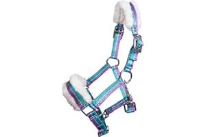 HKM Funny Horses Kantar Turkusowy/Liliowy Mini Shetty