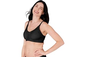 Medela Soutien-Gorge d’Allaitement et d’Expression 3 en 1, Respirant et léger pour Un Confort Optimal Pendant l’Allaitement ou l’Expression Noir L