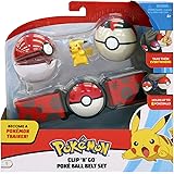 Pokemon Pikachu Ensemble de Ceinture Clip & Go Poke Ball Devenez Un Dresseur De avec La Ceinture Clip N Go Poké Ball!
