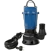 BSD Dirty Water Pump with Crusher, Cast Iron Body - WQD 10-8-0,55-550W, 17 000L/h, Impulse Height max. 8 m