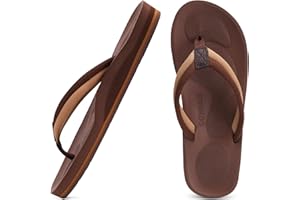 COFACE Women's Flip Flops with Arch Support Comfort Beach Platform Sandals for Women Lightweight