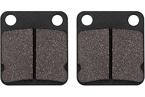 Yerbay Pastiglie freni per DAELIM SL125 Otello Fi/SQ125 S2 Freewing 2007-2009 / 50cc 70cc 90cc 110cc 125cc 150cc 200cc 250cc Biciclette Pit Bike Scooter ATV Quad Go Kart Nero