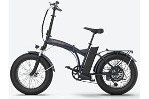 E MOTORAD - RIDE THE ELECTRIC REVOLUTION EMotorad Toledo - Bicicleta Eléctrica Plegable para Adultos - Neumáticos Kenda Fat Tire 20x4" - Motor 36V 250W - Batería 13Ah Extraíble - 5 Niveles de Asistencia - Pantalla LCD