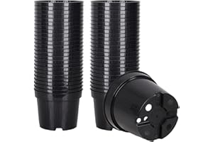 Pullmer Anzuchttöpfe ø 11,7 cm, 50 Stück, rund Pflanzentöpf für Aussaat, für Sämlinge oder Stecklinge, Pikiertöpfe Kunststoff, ideal für Gewächshaus oder Hausgarten (50,ø 11,7cm)