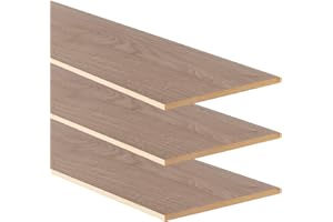 ONLYWOOD.IT Onlywood Set da 3 Pezzi Alzate Rivestimento Gradini Fai da te per gradini - Rivestimento Scale Interne in 5 Colorazioni a scelta effetto Legno o effetto Pietra (Lousiana Oak)