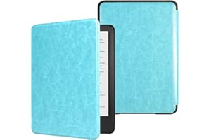 DMLuna Custodia per 6 Pollici Nuovo Kindle 11a Generazione 2024/2022, ultra sottile e leggera, custodia in pelle PU resistente e durevole, con funzione di spegnimento automatico