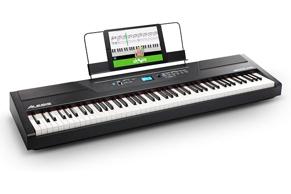 Alesis Recital Pro Piano Numérique à 88 Touches Lourdes et Une Sensation de Jeu de Piano Authentique