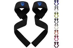 WFX - Correas de Levantamiento de Pesas Acolchadas de Neopreno para Gimnasio, Entrenamiento Cruzado, Correas de Levantamiento de Pesas, Fitness, Entrenamiento de Fuerza para Hombre y Mujer