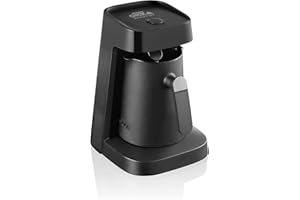 Arzum Okka OK0013-KX MINIO JET, turecki ekspres do kawy, turecki dzbanek do kawy, 400 W, pojemność 5 filiżanek kawy, zabezpieczenie przed przelaniem, akustyczny system ostrzegawczy, chrom