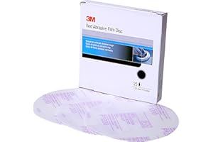 3M 15,2 cm P1200 rot Scheiben Hookit Film 3 m rot 25 Scheiben pro Box