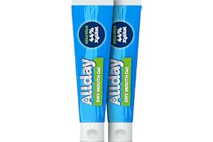 Allday Dry Mouth Gel - Maximum Strength Xylitol, Fast Acting, Non-Acidic (2 Tubes Inside One Box)