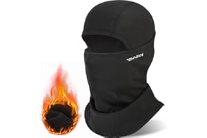 YANIKY Cagoule Coupe-Vent et Chaude - Masque de Ski - Cagoule d'hiver - pour Homme et Femme - Respirante - pour Le Cyclisme, Le Ski, la Moto, Les Sports de Plein air