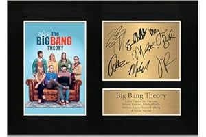 Zulu Image The Big Bang Theory Signed A4 Printed Autograph Photo Reproduction Print Picture Display No13, Black
