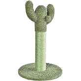 Amazon Basics Cat Scratcher for Indoor Cats Single Post 65 cm Green