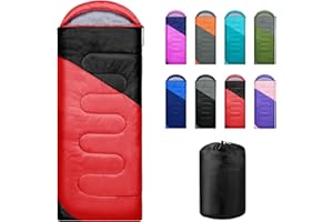 Yarmiene Sacco a Pelo-Sacco a Pelo 4 Stagioni-Adulti e Bambini, Sacco a pelo Compatto Ultraleggero per Campeggio ed Escursionismo,Sacco a Pelo da Campeggio Rettangolare Portatile