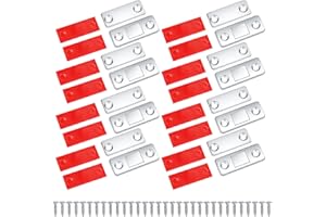 YIBAIJIA 8 Stück Magnetschnäpper, Magnete Schranktüren Selbstklebend Stark, Türmagnete, Magnetverschluss, für Möbeltüren Kabinett Balkontür Schiebetür Magnetschloss Türschließe