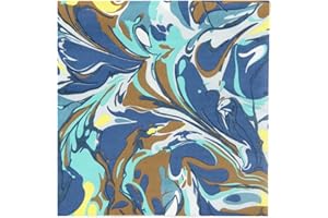Talking Tables Marble Print Blue Napkins-20 Pack Recyclable, Eco Friendly Paper Serviettes for Birthday, Christmas, New Year's, Winter, Decoupage, Unisex, MARBLENAPKINS