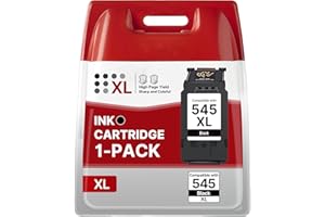 RUDGUZ PG-545XL High Capacity Ink Cartridges Black Compatible for Canon 545XL for Pixma TR4550 TR4551 TR4650 TR4651 TS205 TS305 TS3151 TS3150 MG2555S MG2550S MG3053 MX495 iP2850(1-Pack, Black)