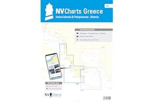 NV-CHARTS Carte NAUTICHE MEDITERRANEO. Kit GR 1. NV Atlas Greece - Montenegro to Cape Maléas & Peleponnese