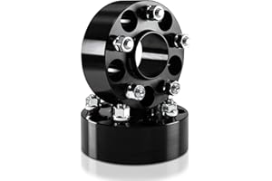 CUSTOMADEONLY 50mm (2 Inch) Hubcentric Black Wheel Spacers 5x115 Compatible For Dodge Charger 2006-2022, Challenger 2008-2022, Magnum 2005-2008, Compatible For Chrysler 300c 2005-2022 (2pcs 71.6mm M14x1.5) Spacer