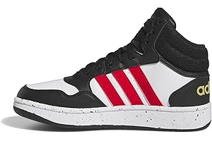 adidas Zapatilla Junior Hoops 3.0 Mid Negro