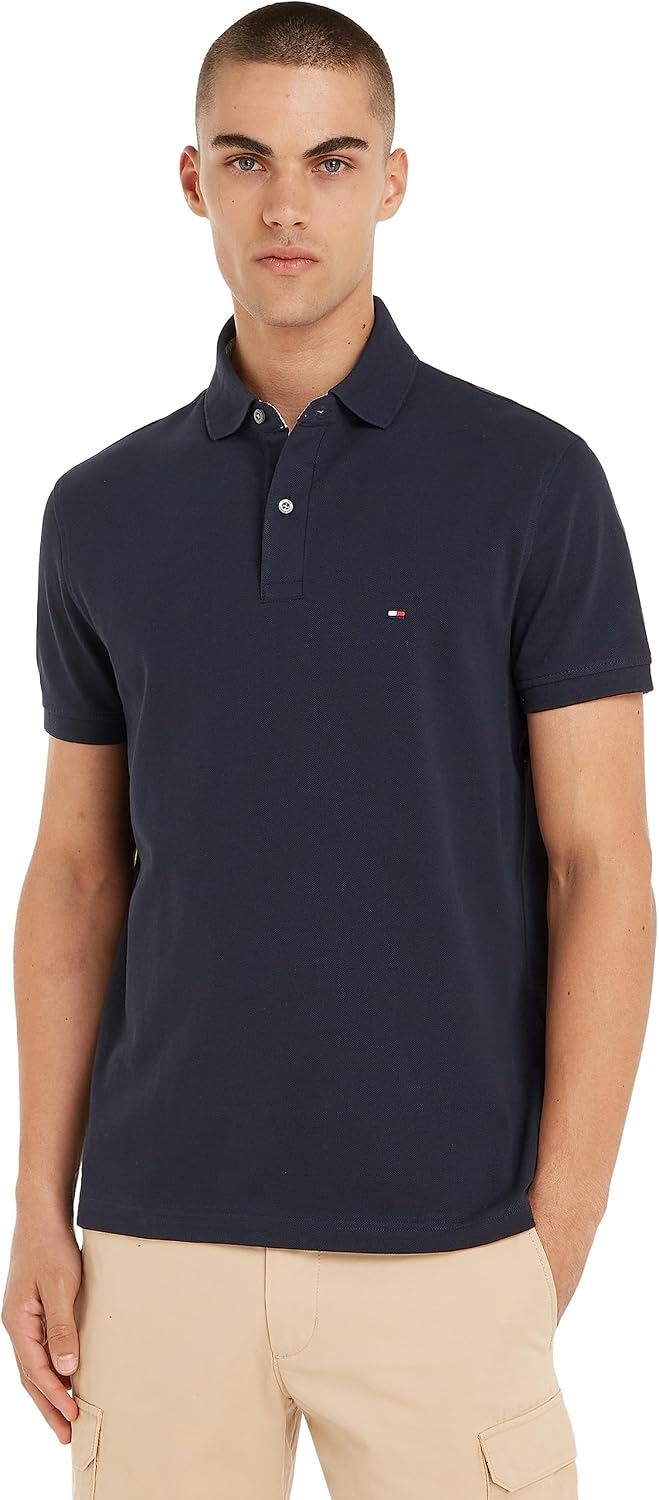 Tommy Hilfiger Polo de Manga Corta Hombre 1985 Regular Fit