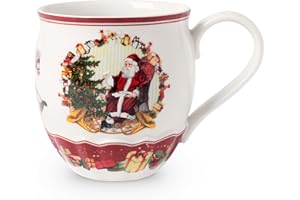 ‎VILLEROY & BOCH Villeroy & Boch - Toy's Fantasy Jumbobecher, Weihnachten Tasse, Weihnachtstasse, Weihnachtsbecher, Becher Weihnachten, Kaffeebecher, Tasse Winter, Kaffeetasse, Wintertasse Kaffee, Premium Porzellan