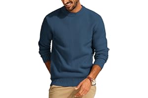 PJ PAUL JONES Herren Feinstrick Pullover Langarm Regular Fit Strickpullover mit Rundhals