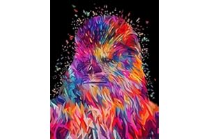 MingSH Painting by Number Kits for Adult, DIY Canvas Oil Painting Kit for Kids or Beginner with Paint Brushes Acrylic Pigment Drawing Paintwork 16x20inch Without Frame