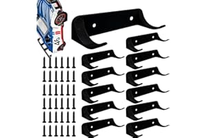 MBIYHGTA Présentoir de voiture miniature, organisateur de voiture jouet – Support mural vertical pour voitures jouets – Collection de 12 pièces de voiture par roues sur le mur, organisation de rangement pour l