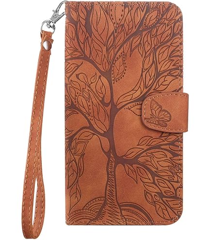Asuwish Hülle Mit Display-Schutz Für Huawei P Smart/Enjoy 7S/Honor 9 Lite – Kartenhalter, Standfuß, Handschlaufe