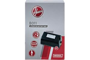 ‎HOOVER Hoover B011 Lithium-Akku für Staubsauger, wiederaufladbar, 21,6 V, schwarz, Original, für Staubsauger Hoover H-Free 500