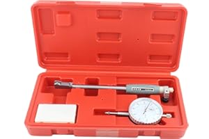 MISKALL Calibro Alesaggio del Quadrante, Indicatore del Quadrante Alesaggio Gauge 18-35 mm 0,01 mm Indicatore del Diametro Kit del Cilindro del Cilindro di Misurazione, Asta di Prolunga