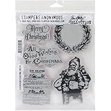 thumbnail image 2 of Tim Holtz Cling Rubber Stamp Set - Spills And Splatters Design 7x8.5 Inch 2 of 4