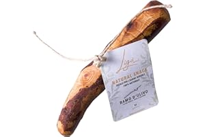 Ligo-ramo di olivo, giocattolo morditore per cani, naturale al 100%, ideale per l'igiene dentale (M 100-220 gr)